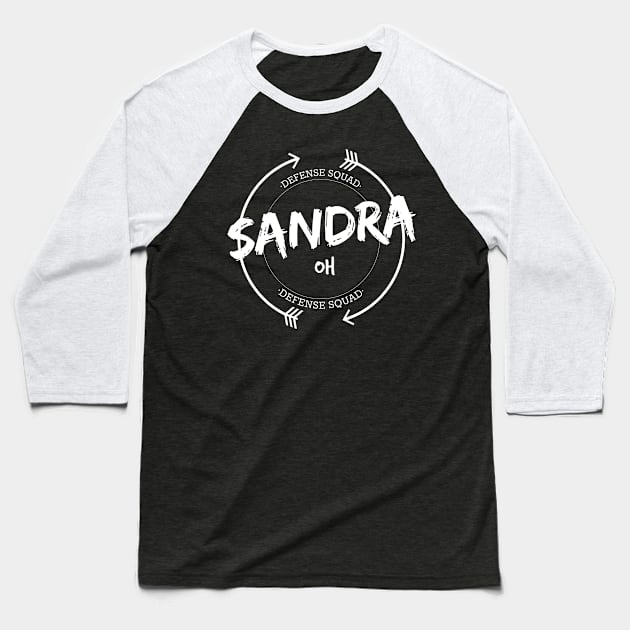 SANDRA OH DEFENSE SQUAD Baseball T-Shirt by localfandoms